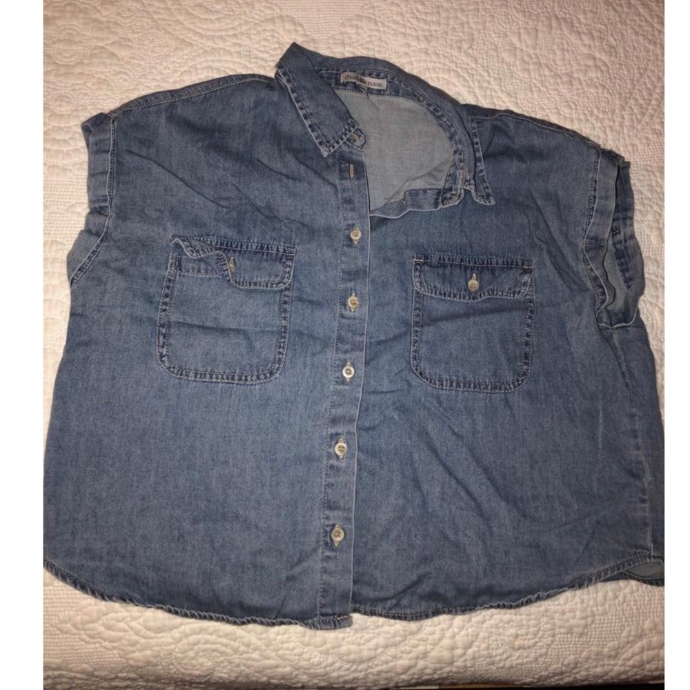 Blue jean shirt